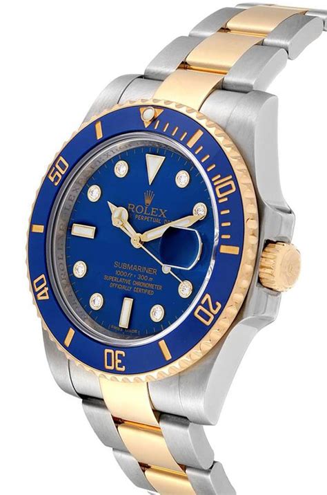 rolex submariner date quadrante blu